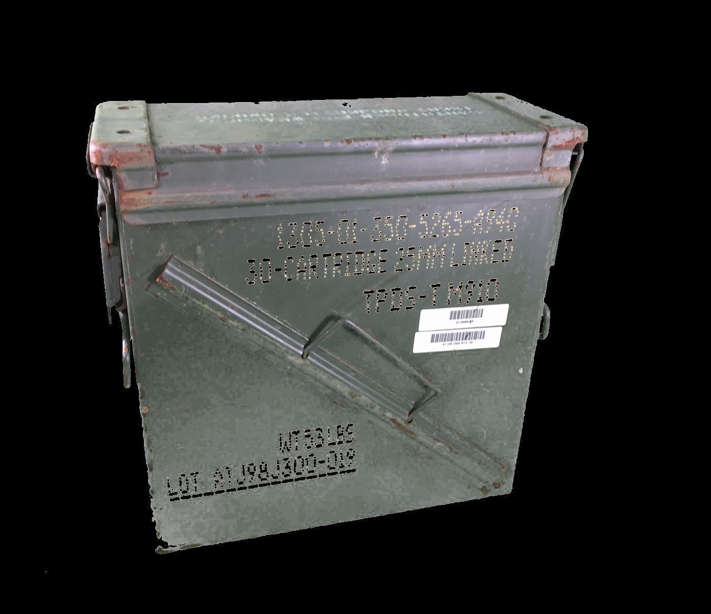 25mm Ammo Box Waterproof Army Surplus Surplus & Lost