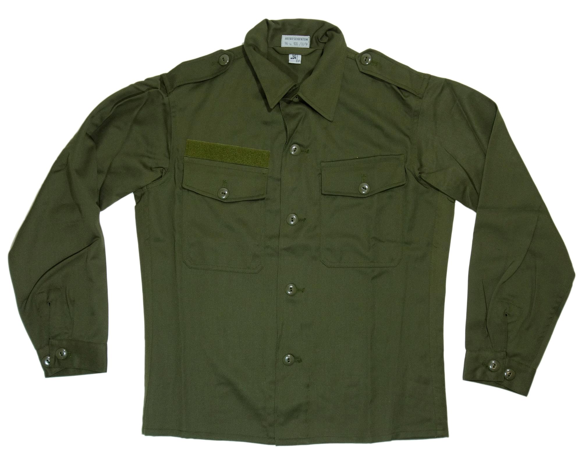 olive green shirt military