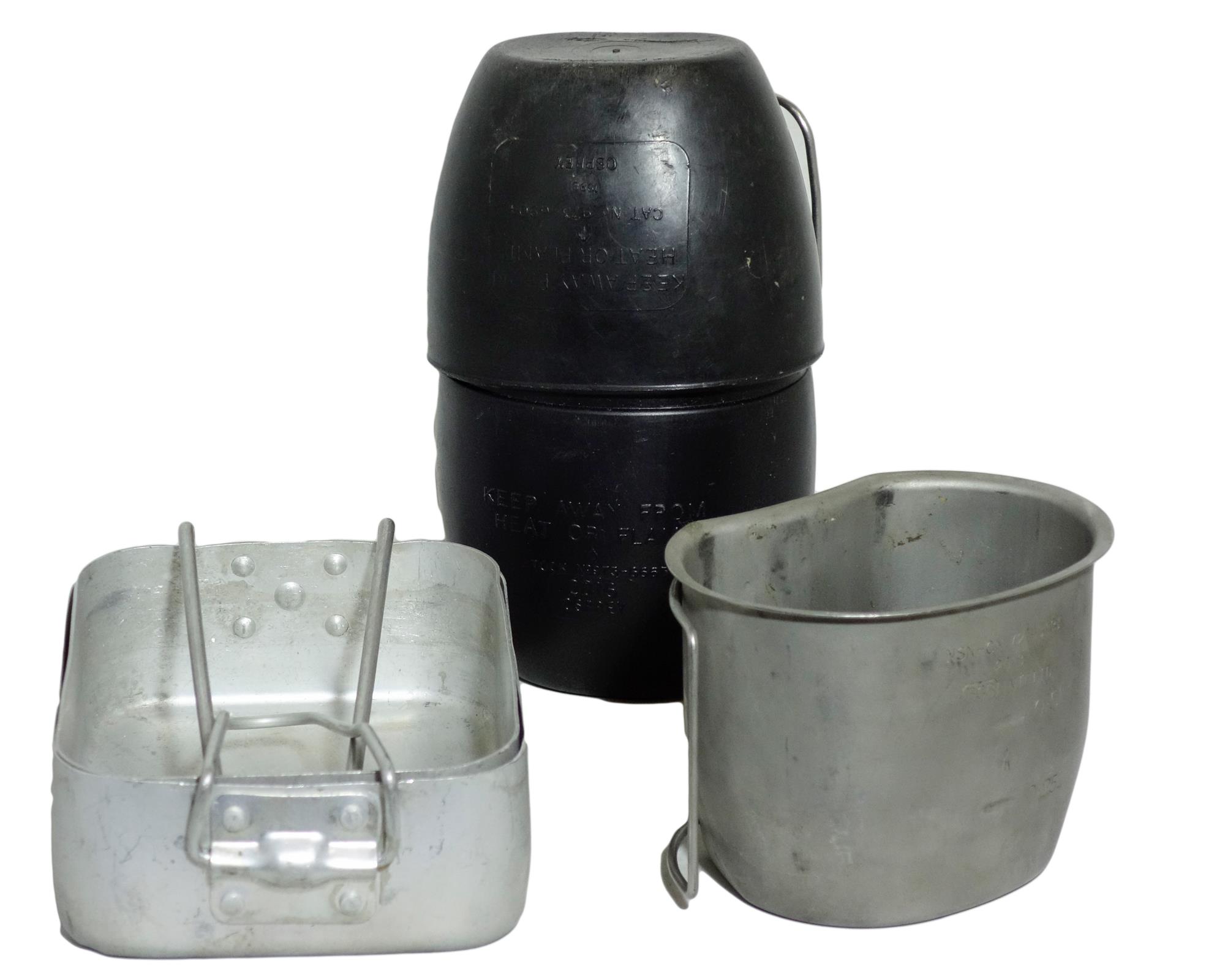 British Army Surplus Canteen Mess Tin Metal Cup Hiking Cooking Set