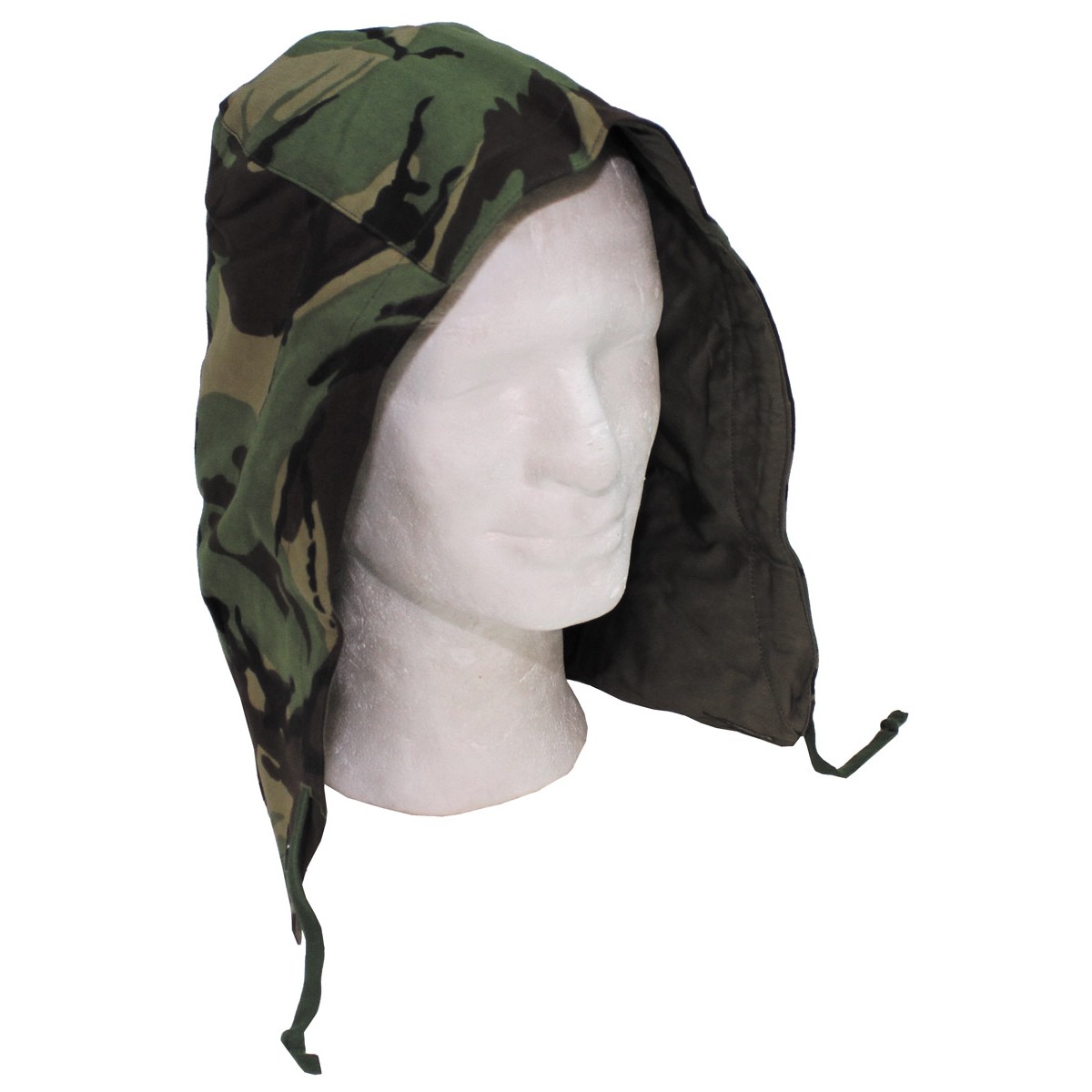 British Army Surplus Cotton Hood for Combat Jacket / Smock WOODLAND DPM Camouflage Surplus & Lost