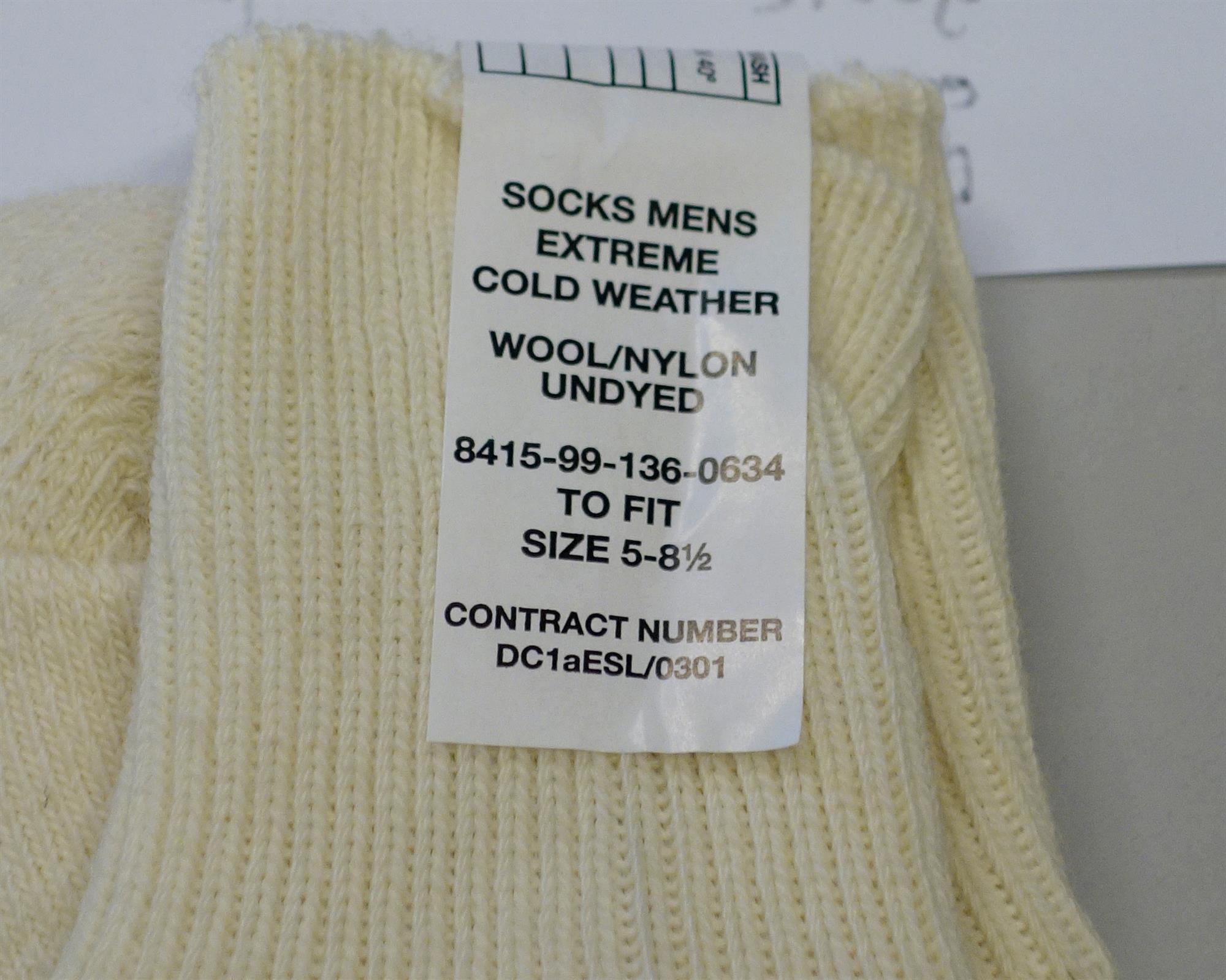 British Army Surplus ECW cold weather wool / nylon socks NEW - Surplus ...