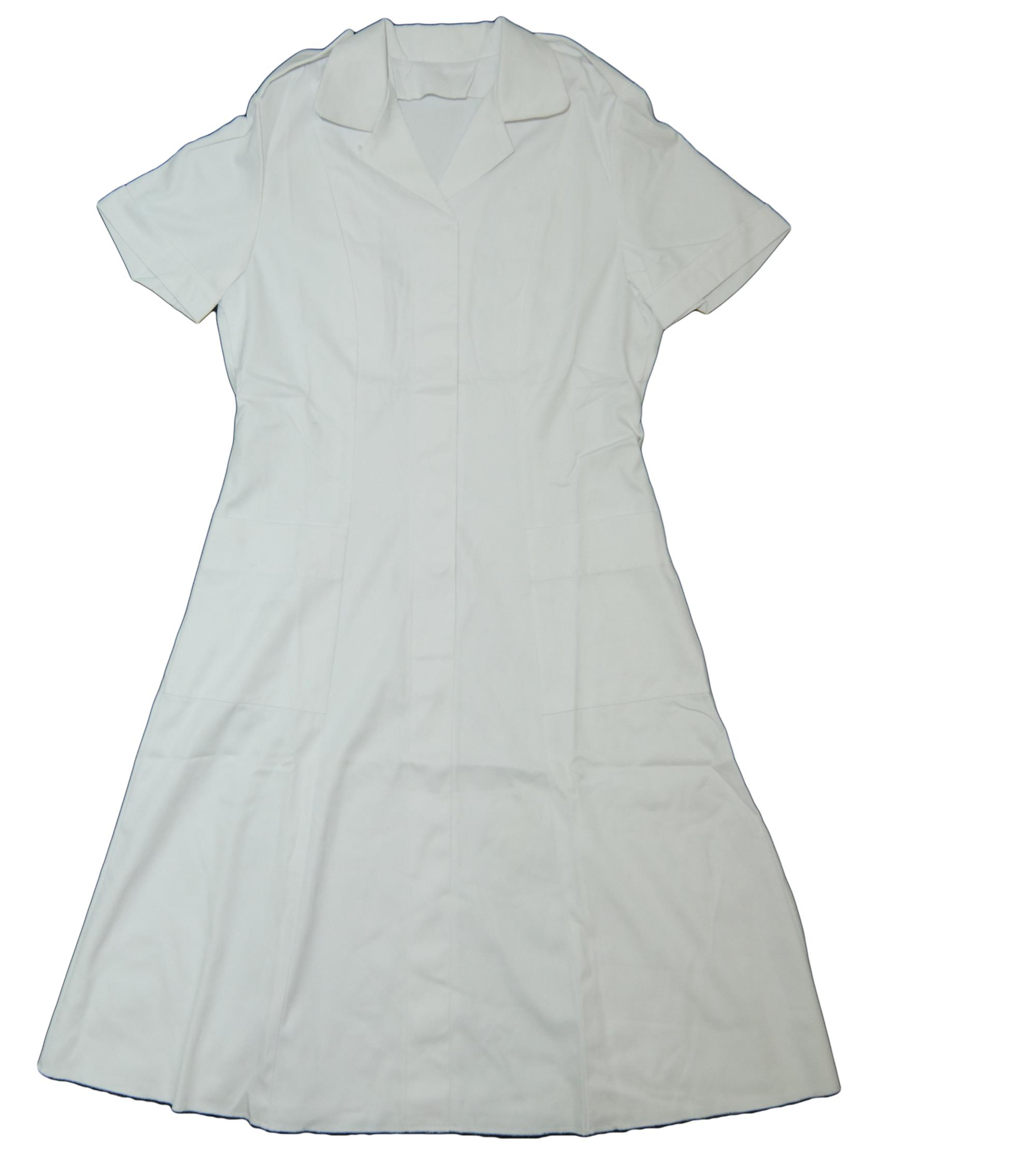 British Army Surplus White Ward / Nurses Uniform Gown - Surplus & Lost