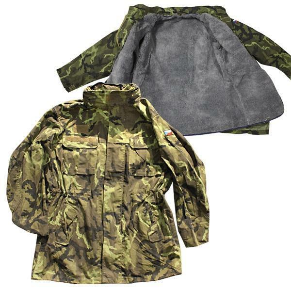 Parka Militaire Vintage Tchèque - Camouflage Feuilles - Surplus Armée - Occasion Très Bon état