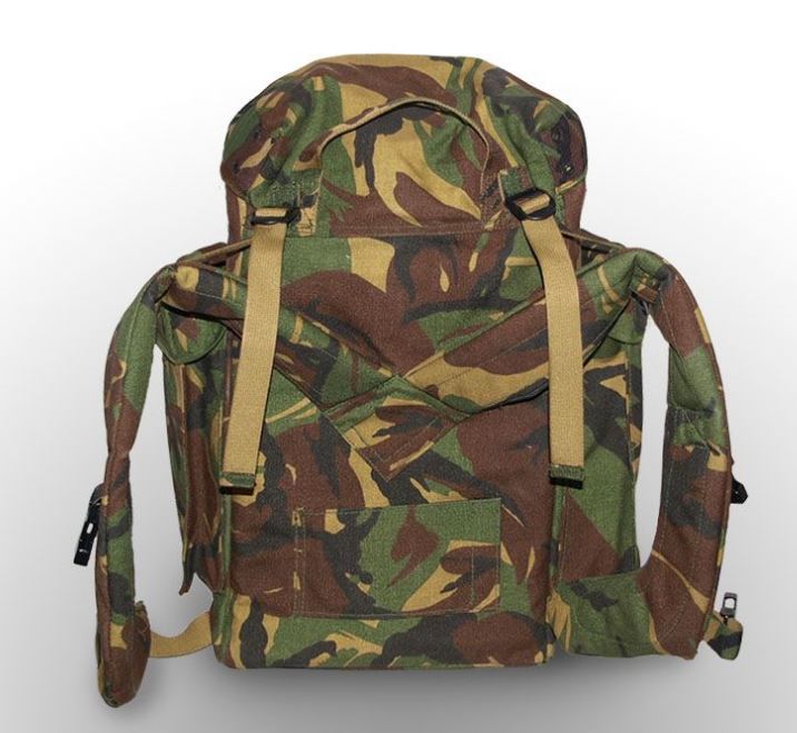 Dutch army surplus 35l DPM camouflage rucksack backpack bergen camo