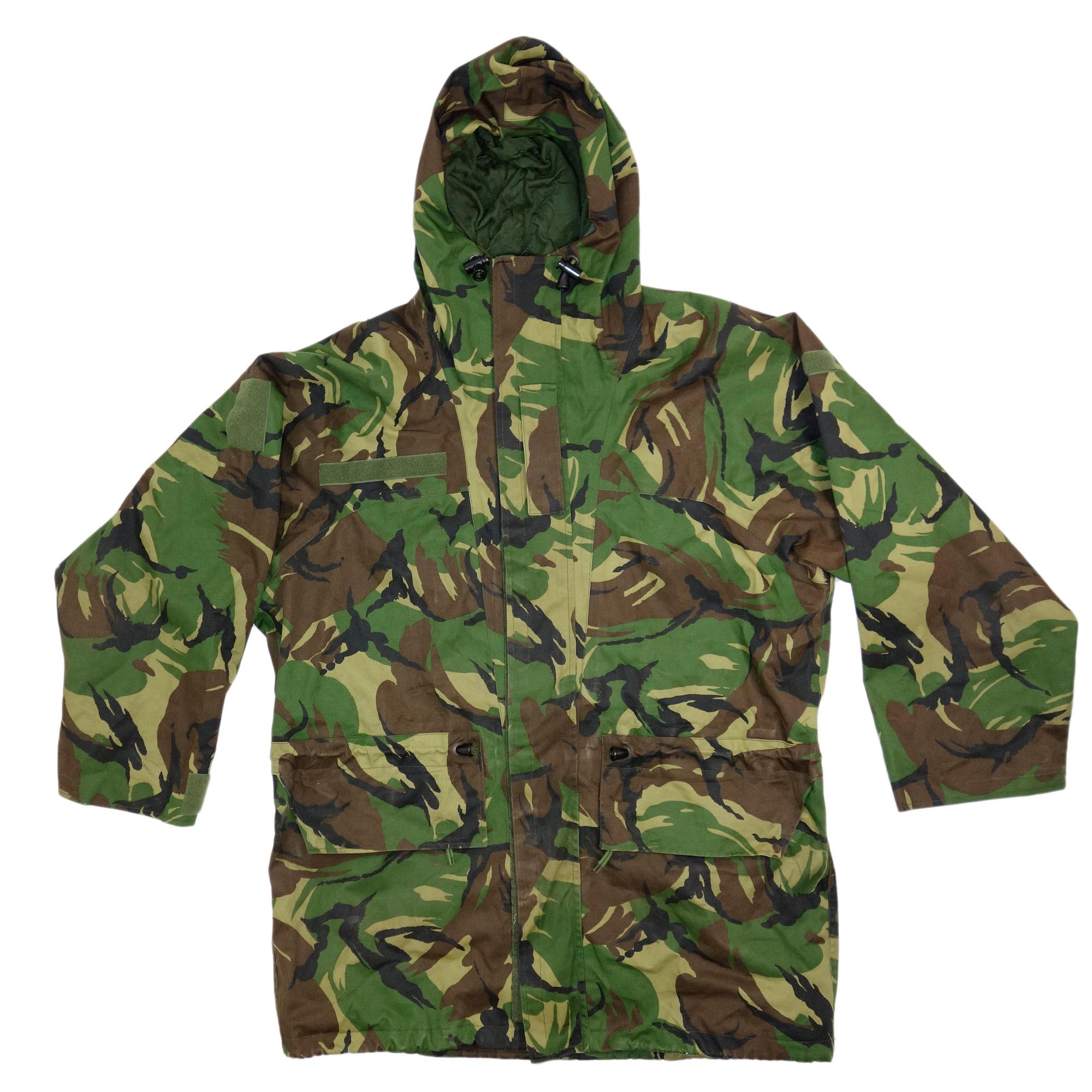 Dutch Army Surplus Goretex / Sympatex Parka Waterproof Woodland Camo