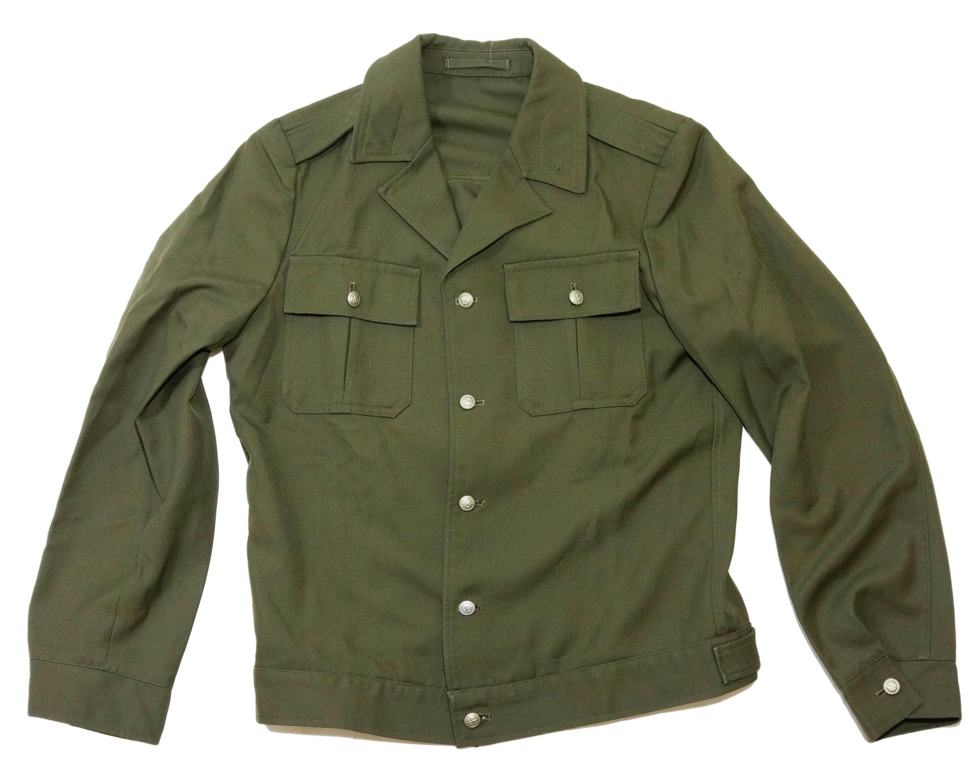 East European army surplus olive ike style jacket Surplus & Lost