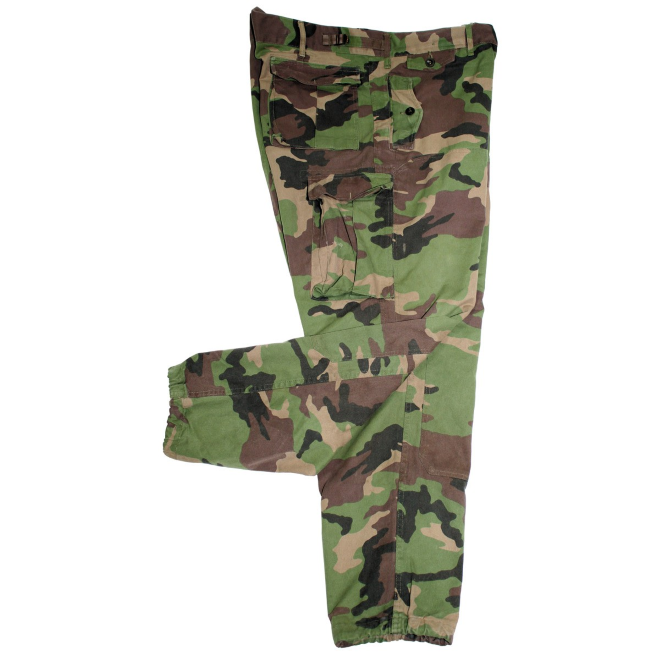 East European army surplus woodland camo M97 combat trousers Surplus
