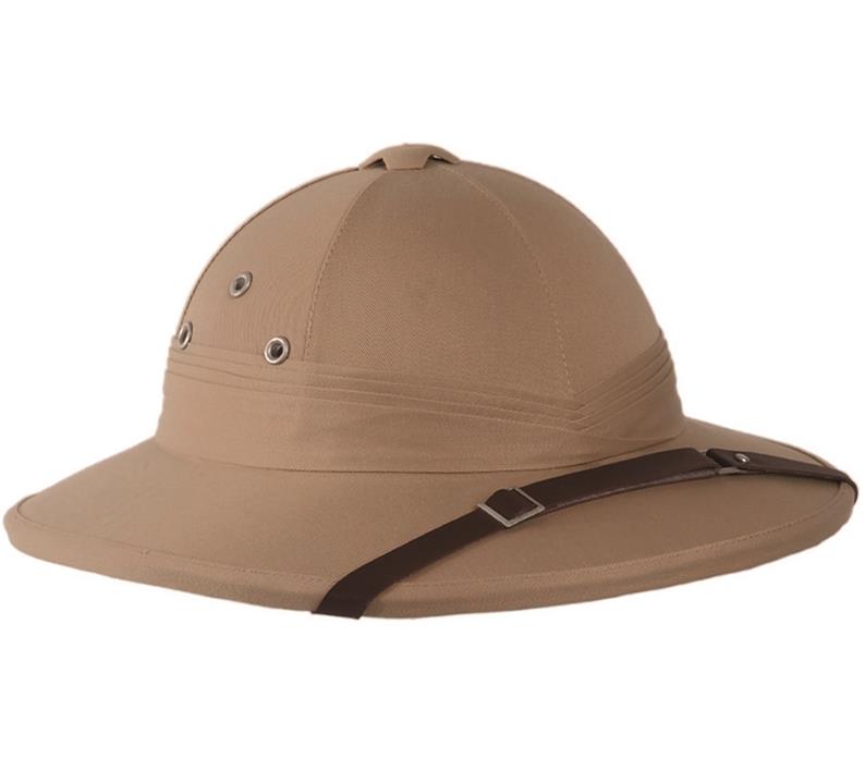 French Army Style Reproduction Pith Helmet Khaki Surplus & Lost