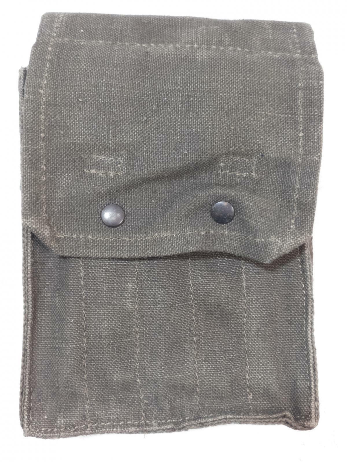 French army surplus all canvas ammunition pouch and strap Surplus & Lost