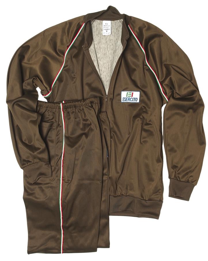 Genuine Italian Army Surplus Gym Tracksuit Jacket Trousers New