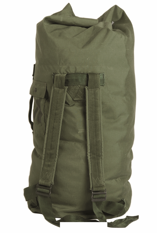 Genuine US army surplus LARGE duffle sea sack transport bag w starps Surplus & Lost