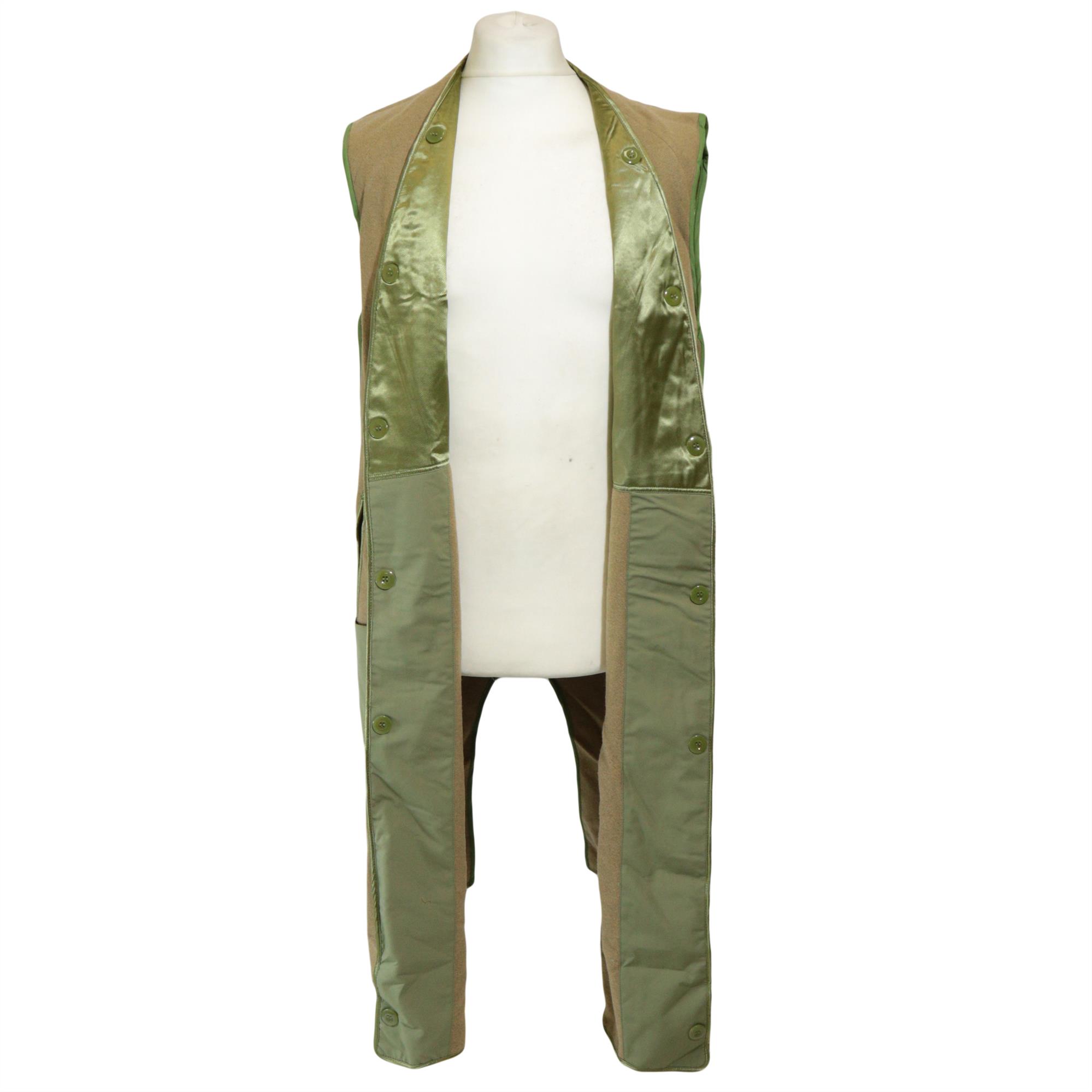 Genuine Vintage French Army Surplus Wool Trench Coat Liner NEW Unissued