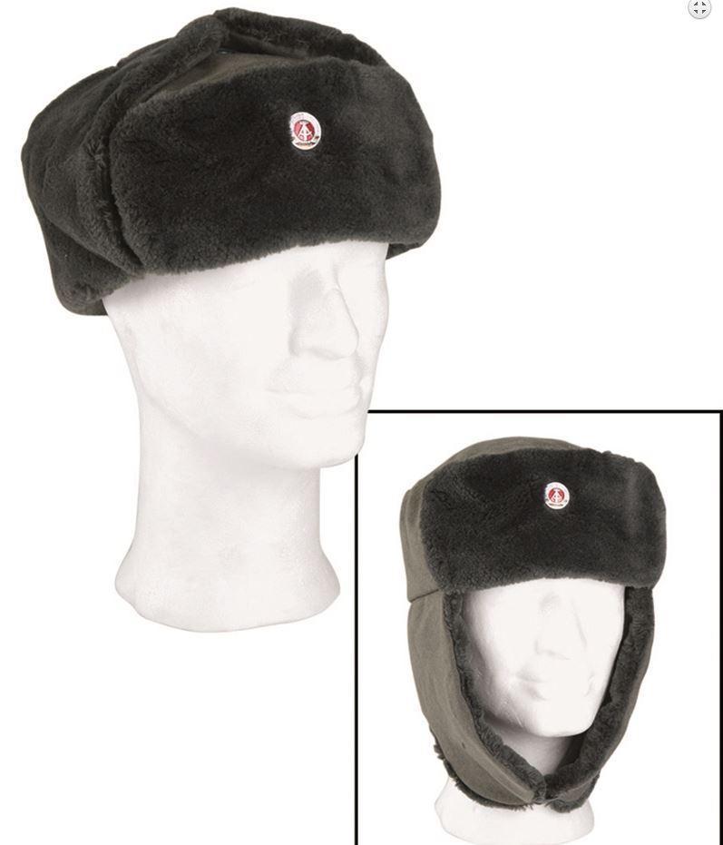 Original VINTAGE East German army surplus cold weather hat Surplus & Lost