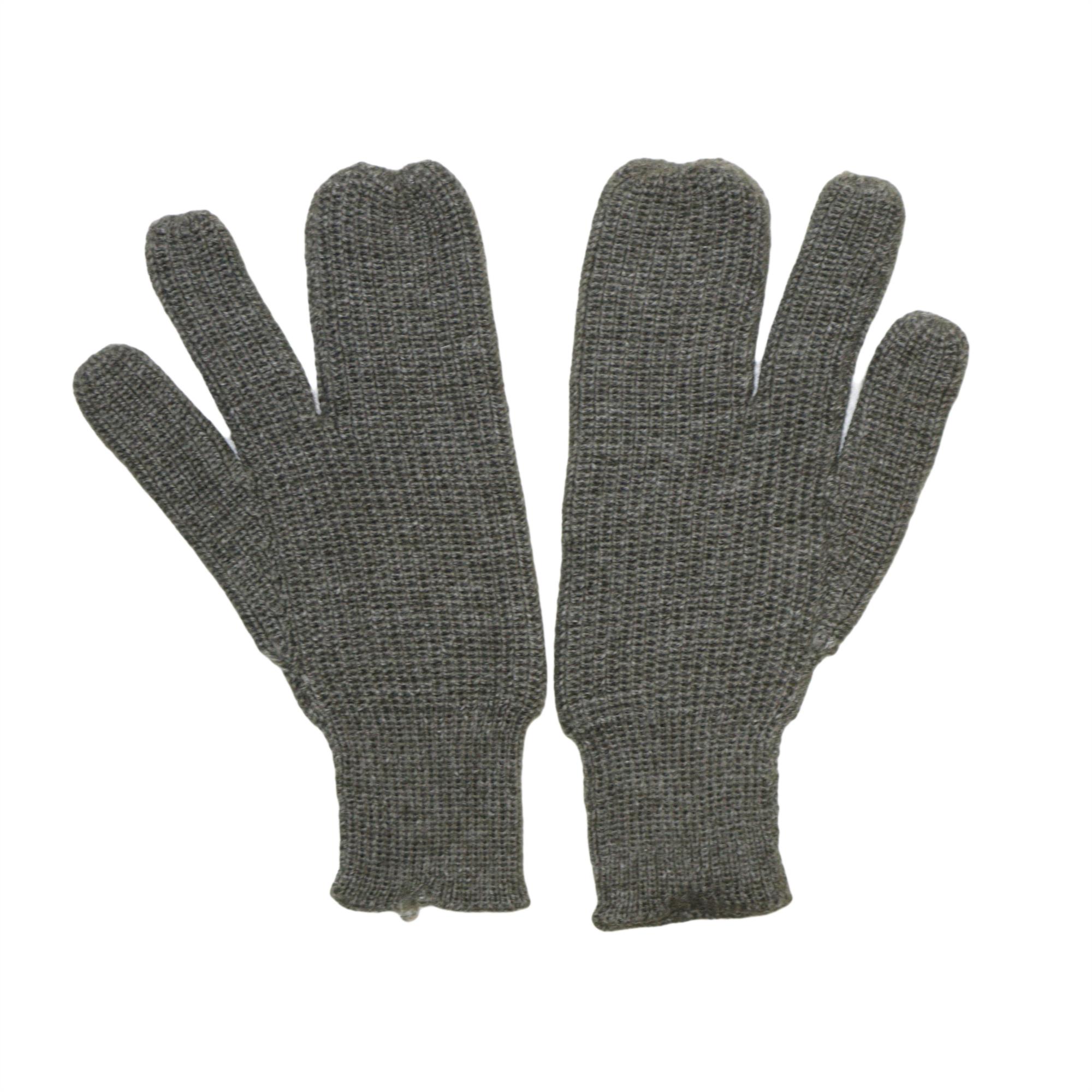 Swiss Army Surplus 3 Finger Wool Gloves with trigger finger Surplus