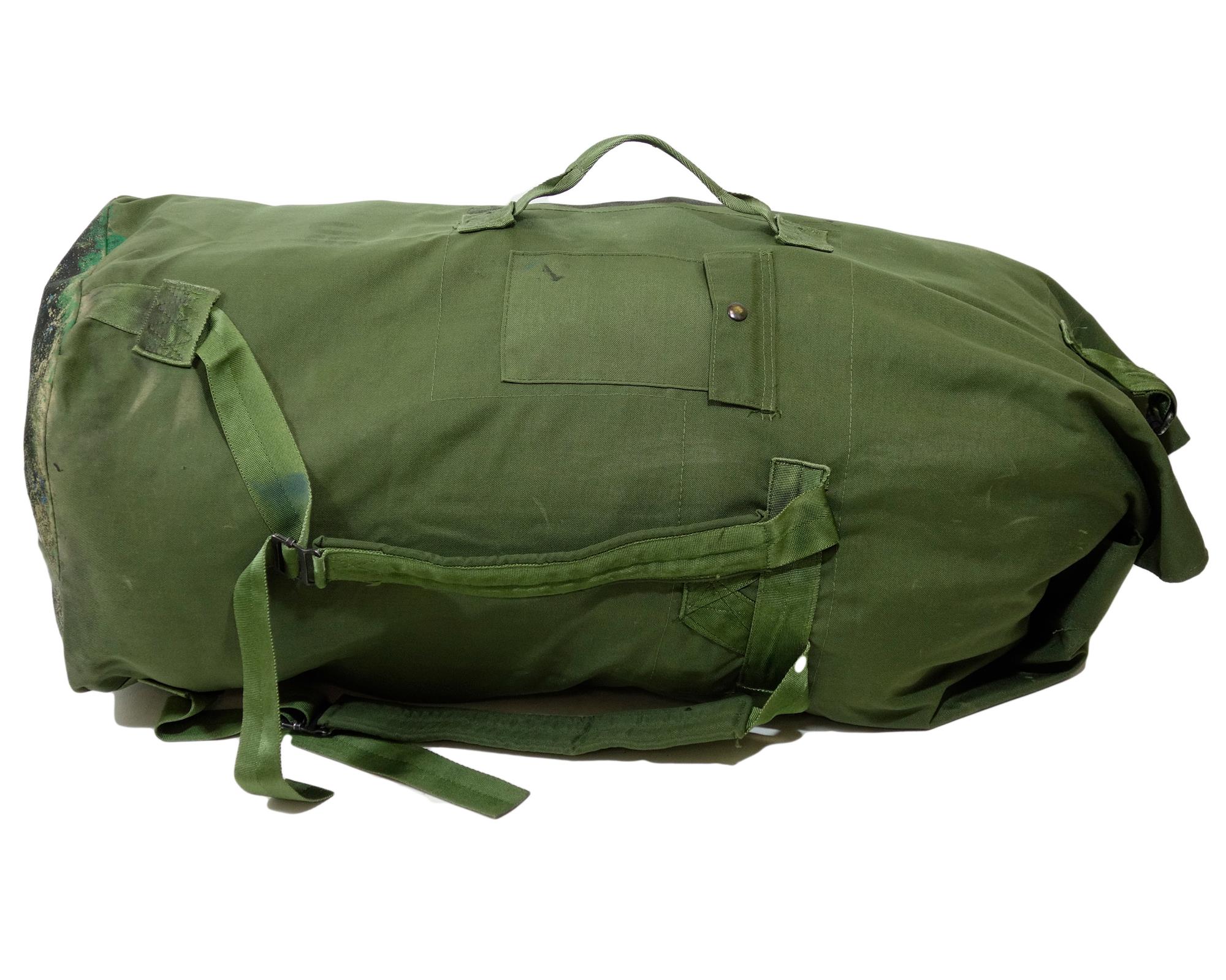 US Army Surplus Large Duffle Bag With Shoulder Straps Carrying Handle - Surplus & Lost