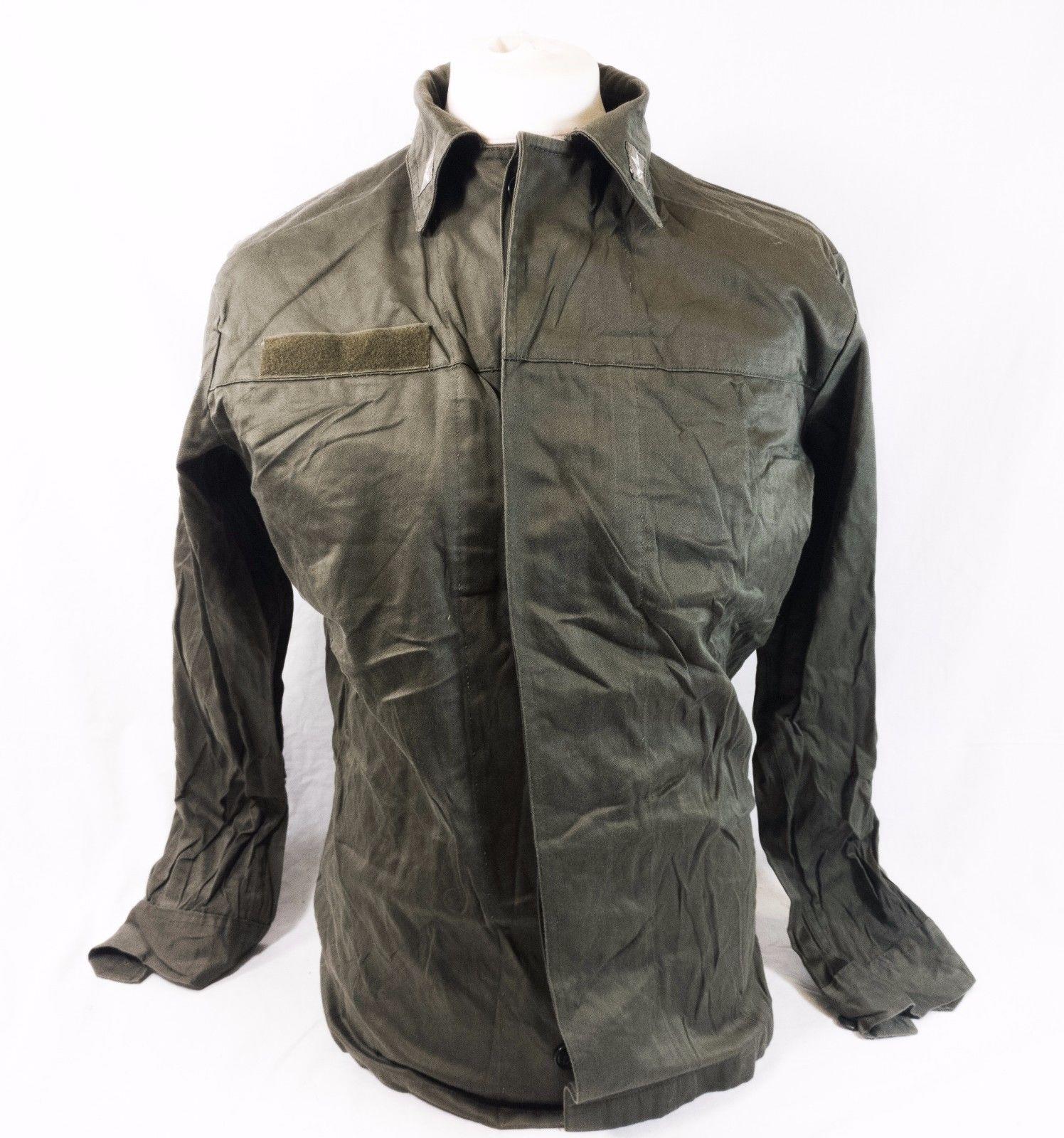 Vintage Italian army surplus cotton olive green field jacket Surplus