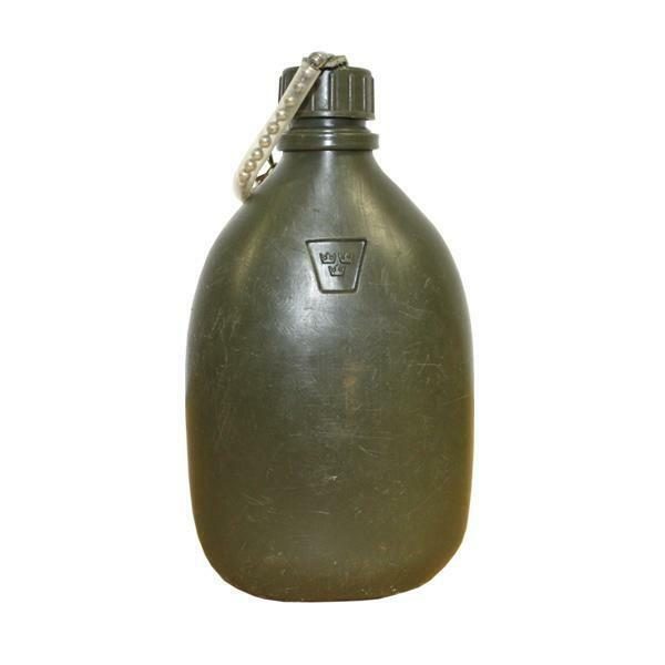 Swedish Army Surplus Water Bottle Drinking Canteen Hiking Camping