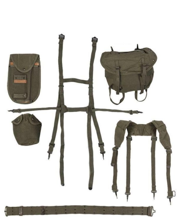 American Army Surplus U.S M56 Style 6 Piece Webbing Harness Set