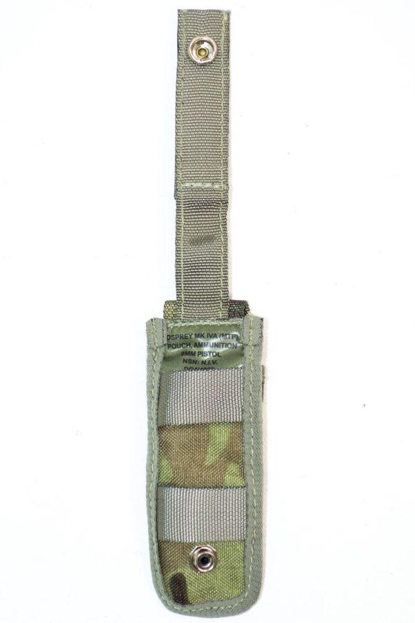 British Army Osprey MK4 9mm Pistol Magazine Pouch  MTP camo  GRADE 1 Empty - Image 3