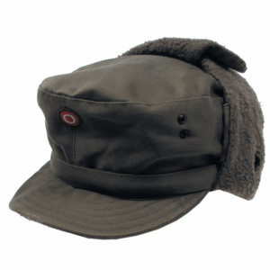 Austrian army surplus winter cold weather cap with neck cover