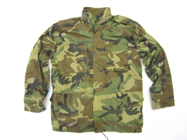 Croatian army surplus woodland camouflage M65 field jacket