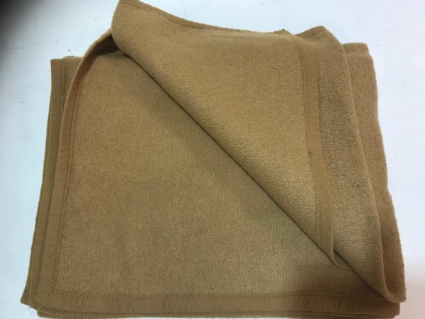 Military army surplus brown blanket - Image 2
