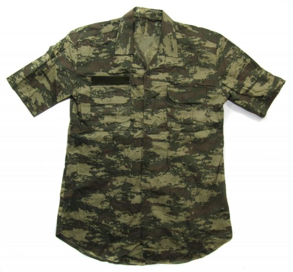 Turkish Military Surplus Lightweight Camouflage Summer Combat Field Shirt
