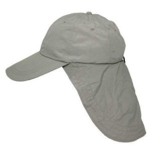 'sahara' peaked cap with neck curtain / protection,sun desert adjustable - Olive