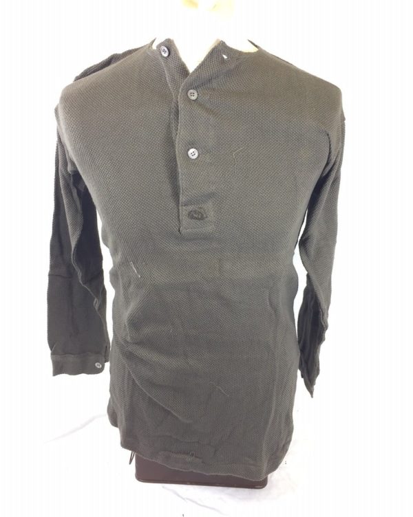 Vintage Swedish military surplus cold weather undershirt