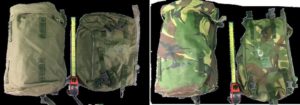 2 x British army surplus LARGE rucksack side pouches - OLIVE or DPM