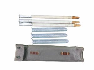 Wooden tent pole set ww2 era zeltbahn vintage