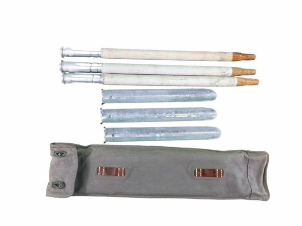 Wooden tent pole set ww2 era zeltbahn vintage