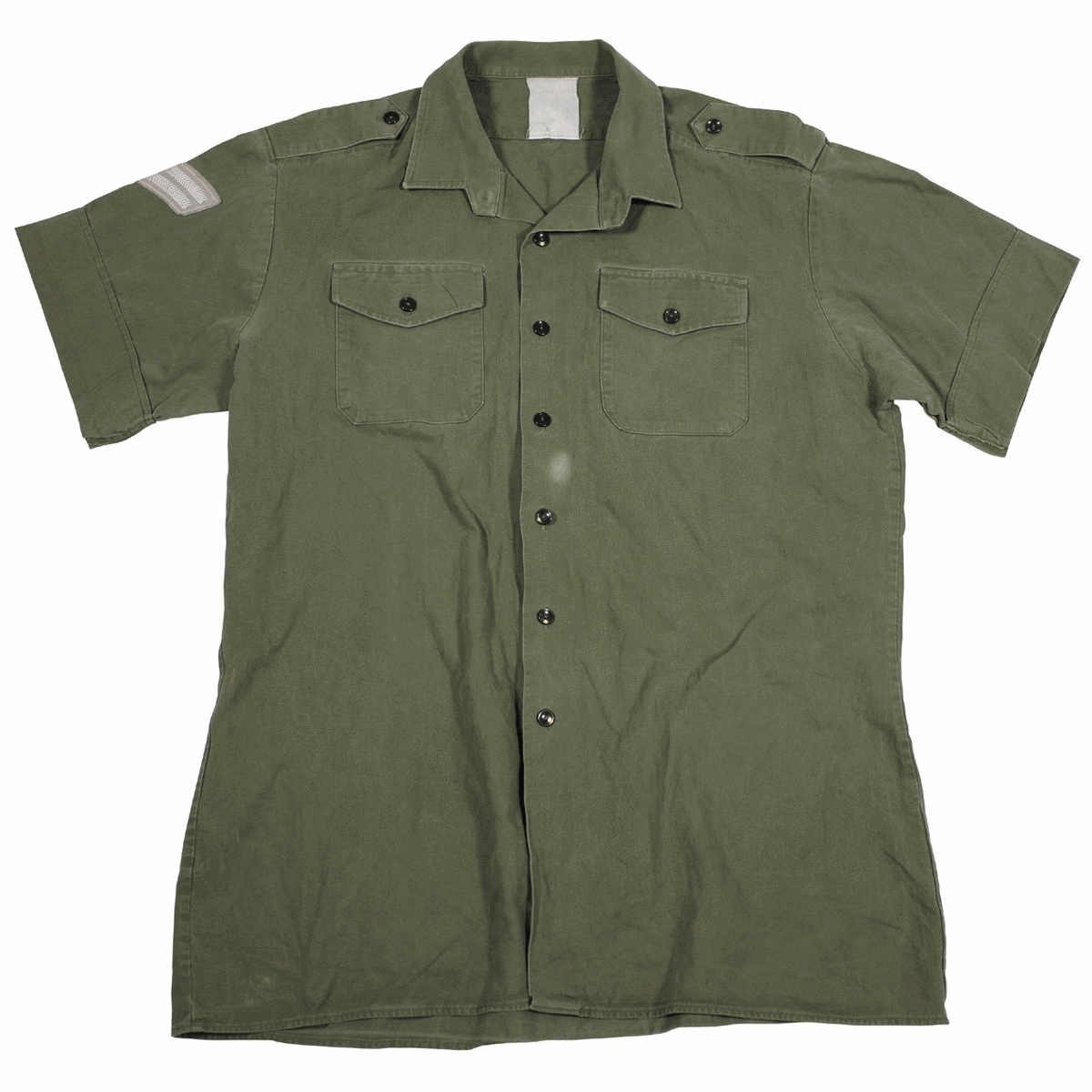 olive green shirt military