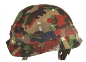 Swiss army surplus ALPENFLAGE camouflage helmet cover