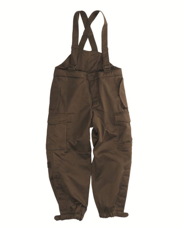 Austrian army surplus thermal trousers / dungarees with braces - Image 2