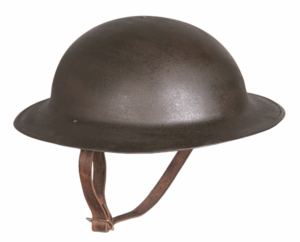 Reproduction U.S M17 steel helmet WW1 aged
