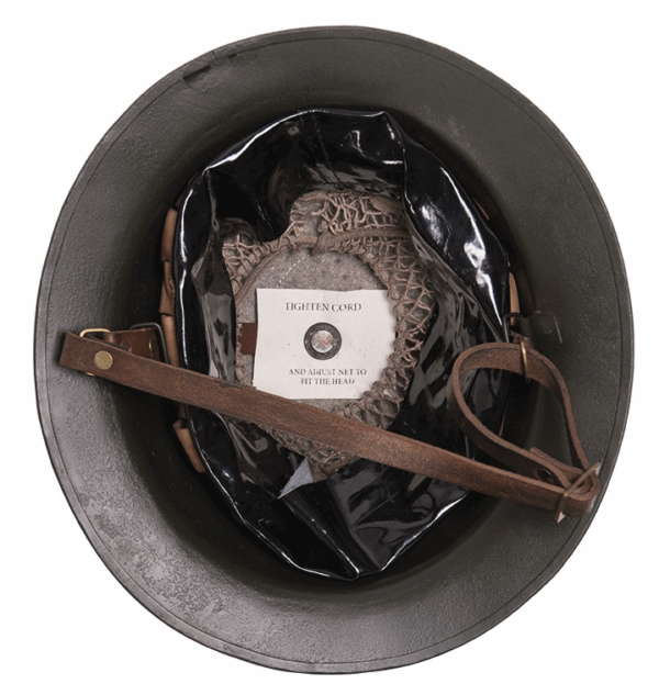 Reproduction U.S M17 steel helmet WW1 aged - Image 2
