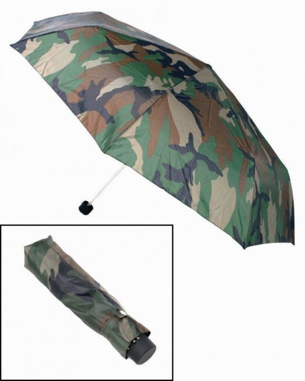Camouflage pattern, extending umbrella