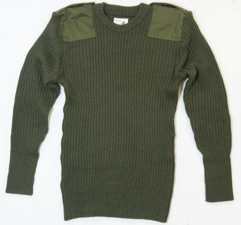 British army surplus commando crew neck wool pullover - Surplus & Lost