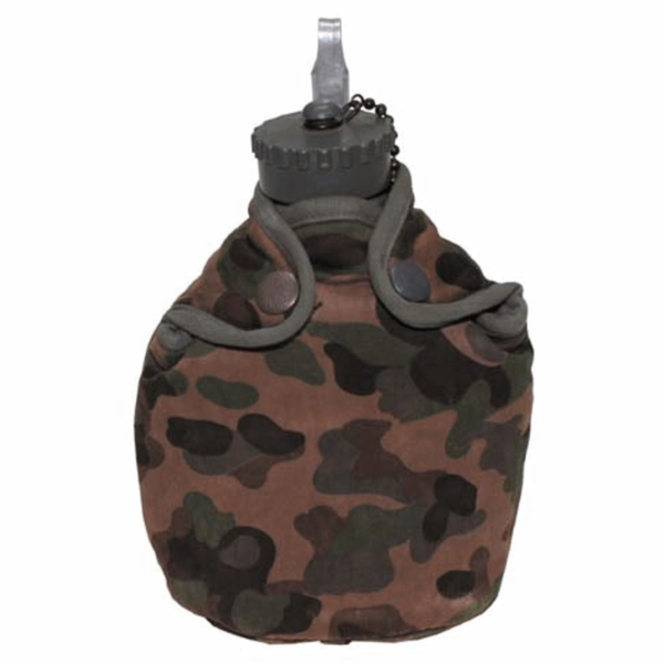 Austrian army surplus water bottle / canteen plus camo cover