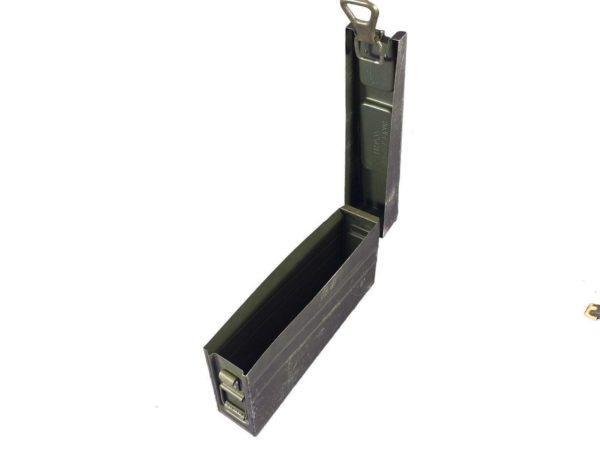 original German army surplus MG3 ammo can ammunition metal ammunition mg42 ww2 - Image 2