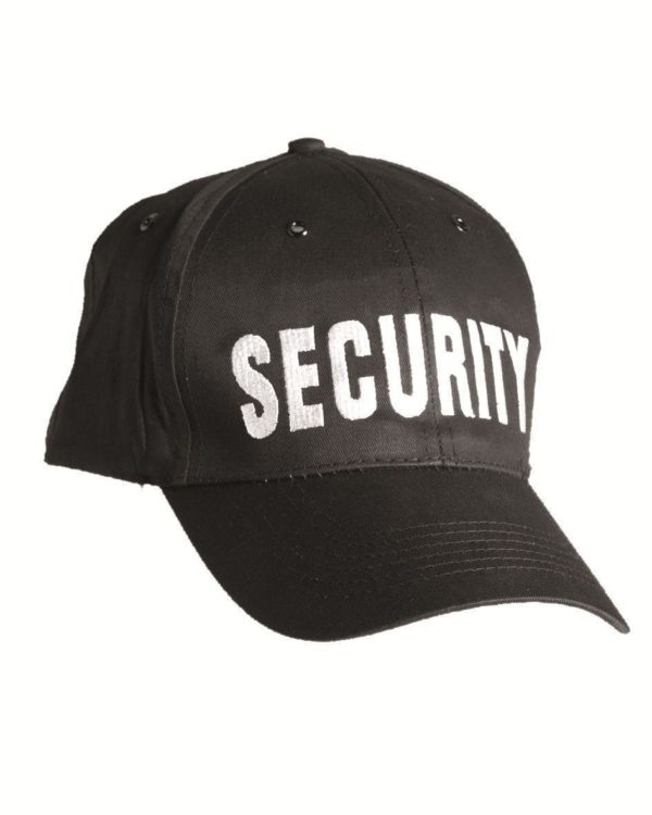 SECURITY baseball cap, perfect for those winter patrols