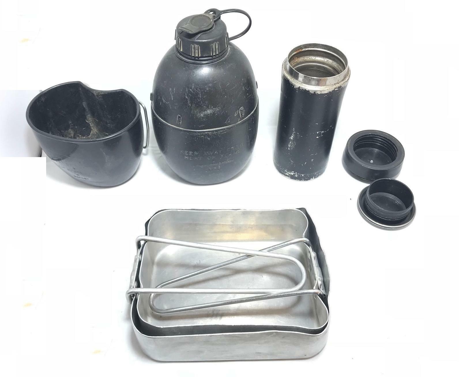 British army 58 pattern water bottle mess tin set thermal mug