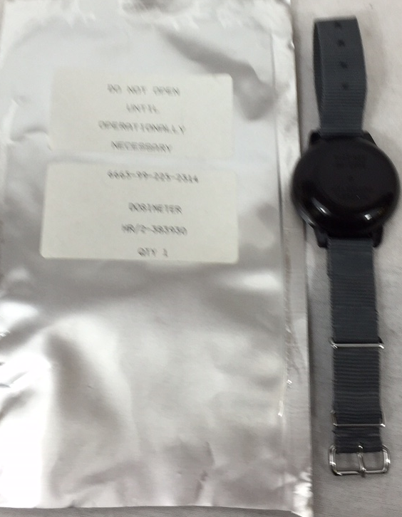 Genuine original British Army Watch Personal Radiation Dosimeter