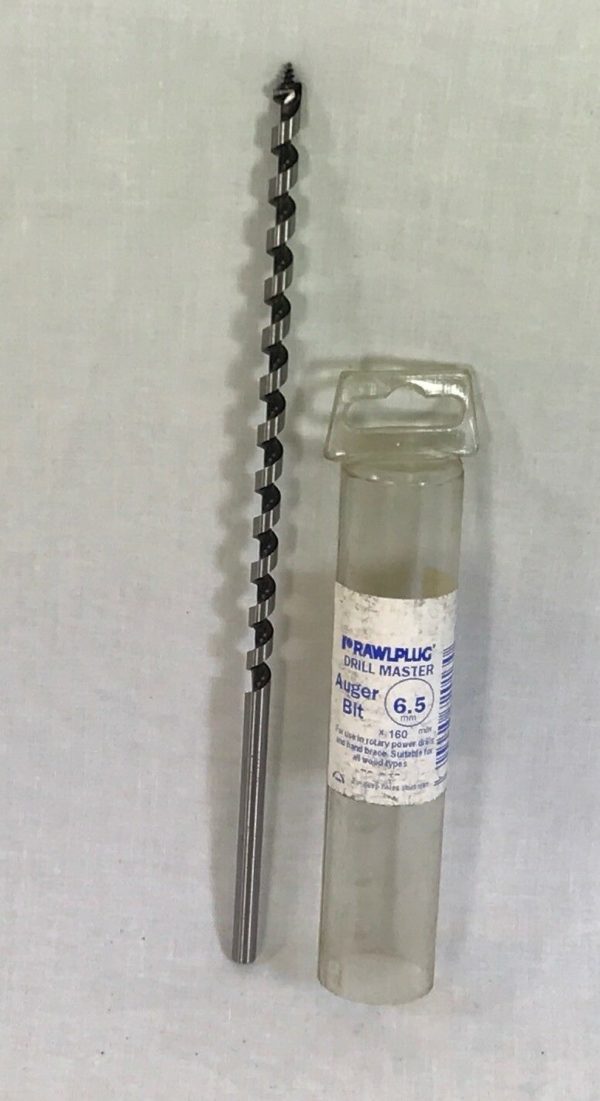 RAWLPLUG 6.5 mm x 160 Auger drill bit