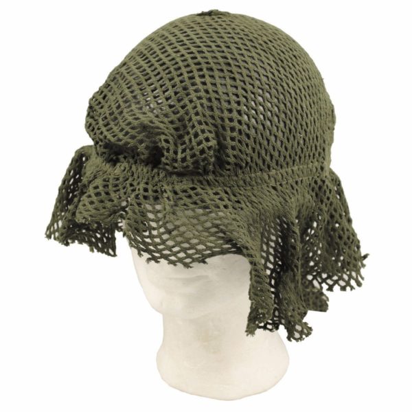 Swedish army surplus olive green helmet netting