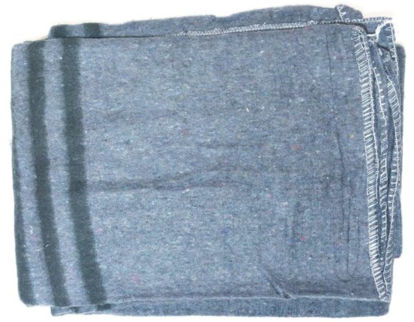 BLUE Russian army military surplus  blanket