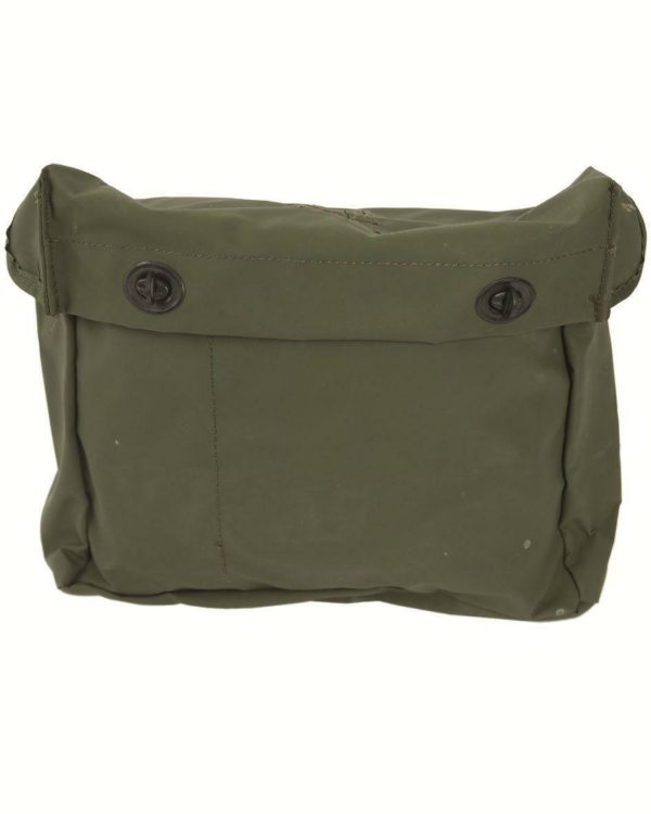 2 x Belgian army surplus gas mask / kit / equipment bags