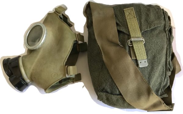 Eastern Bloc soviet  army surplus gas mask and bag - NEW/OLD stock