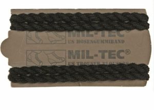 BLACK 2 PAIRS  MILITARY LEG TROUSER TWISTS ELASTIC BUNGEE ARMY CADET  KIT